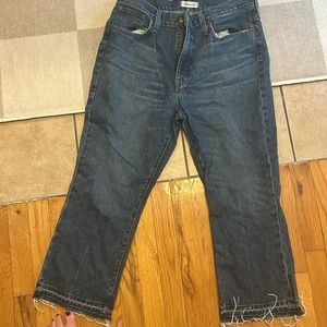 Madewell Retro Crop Bootcut Jeans